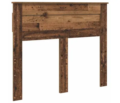 Voodi Raam Peaga Sahtliga Vana Puit 135 X 190 Cm Tehispuit