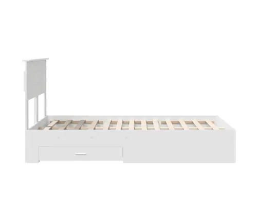 Voodi Raam Sahtliga Peaga Ladustamisega Tehispuit