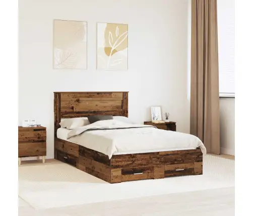 Lovos Rėmas Senas Medis 120 X 190 Cm Apdirbta Mediena