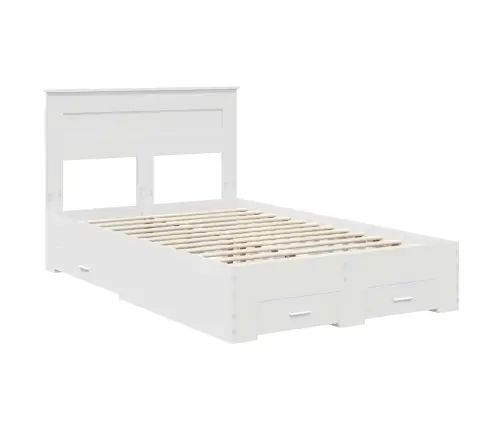 Gultas Rāmis Ar Atvilktni Ar Galvas Klāju Inženierijas Koks Vidaxl