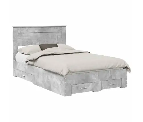 Gultas Rāmis Ar Atvilktni Ar Galvas Klāju Inženierijas Koks Vidaxl