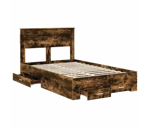 Lovos Rėmas Su Stalčių Su Galvūgalio Apdirbta Mediena