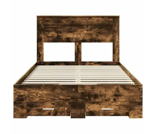 Lovos Rėmas Su Stalčių Su Galvūgalio Apdirbta Mediena