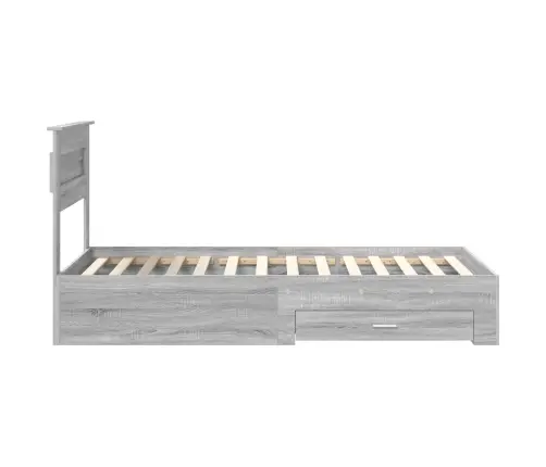 Voodi Raam Sahtliga Peaga Ladustamisega Tehispuit