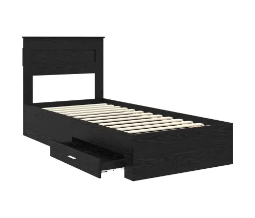 Lovos Rėmas Su Stalčių Su Galvūgalio Apdirbta Mediena