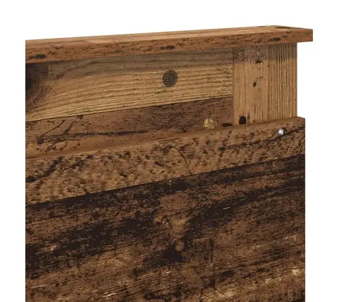 Gultas Rāmis Vecs Koks 200 X 200 Cm Ciets Priedes Koks Vidaxl