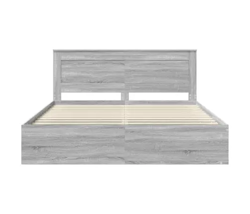 Voodi Raam Peaga Hall Sonoma 180 X 200 Cm Tahke Mänd