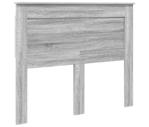 Gultas Rāmis Pelēks Sonoma 120 X 190 Cm Ciets Priedes Koks Vidaxl