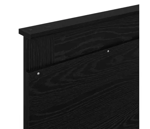 Gultas Rāmis Ar Atvilktni Melna 90 X 190 Cm Ciets Priedes Koks Vidaxl