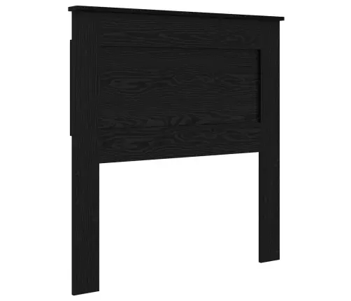 Gultas Rāmis Ar Atvilktni Melna 90 X 190 Cm Ciets Priedes Koks Vidaxl