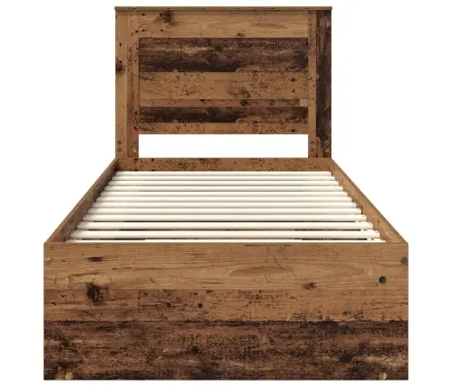 Gultas Rāmis Vecs Koks 75 X 190 Cm Ciets Priedes Koks Vidaxl