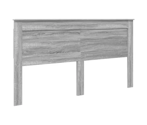 Gultas Rāmis Pelēks Sonoma 200 X 200 Cm Inženierijas Koks Vidaxl