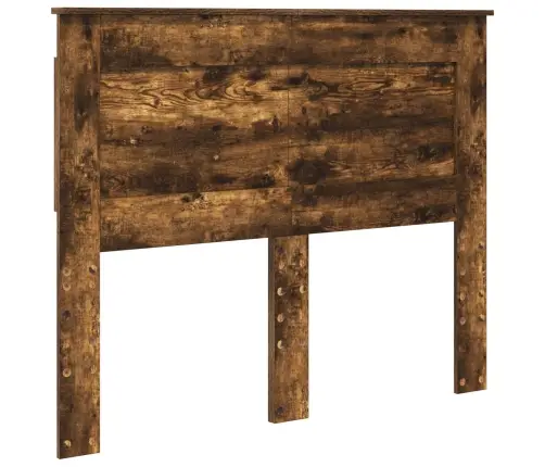 Gultas Rāmis Dūmaka Ozols 120 X 200 Cm Inženierijas Koks Vidaxl