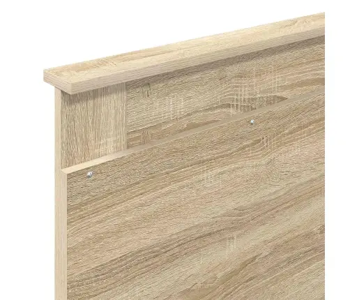 Laos Voodi Peaga Sahtliga Sonoma Tamm 100 X 200 Cm Tehispuit