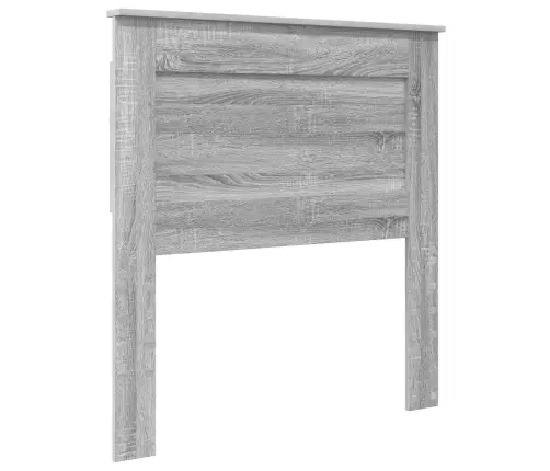 Gultas Rāmis Pelēks Sonoma 75 X 190 Cm Inženierijas Koks Vidaxl