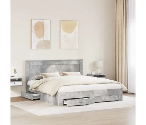 Gultas Rāmis Ar Atvilktni Ar Galvas Klāju Inženierijas Koks Vidaxl