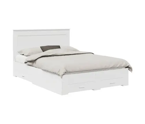 Lovos Rėmas Su Stalčių Su Galvūgalio Apdirbta Mediena