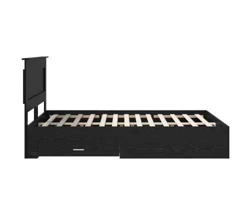 Voodi Raam Sahtliga Peaga Ladustamisega Tehispuit