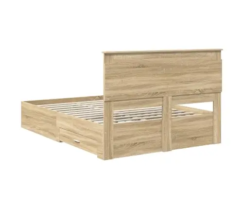 Lovos Rėmas Su Stalčių Su Galvūgalio Apdirbta Mediena