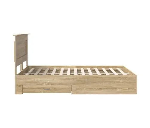 Lovos Rėmas Su Stalčių Su Galvūgalio Apdirbta Mediena