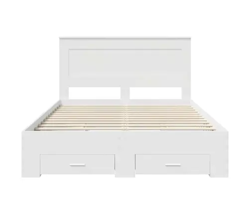 Gultas Rāmis Ar Atvilktni Ar Galvas Klāju Inženierijas Koks Vidaxl