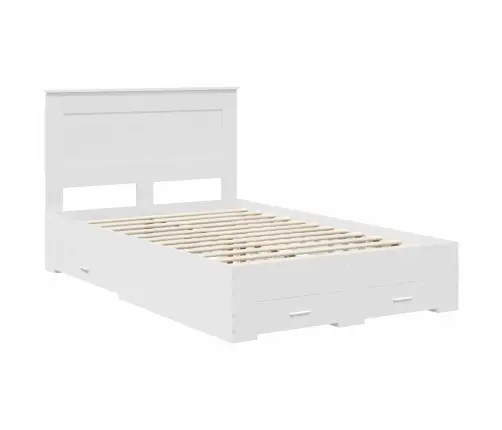 Voodi Raam Sahtliga Peaga Ladustamisega Tehispuit