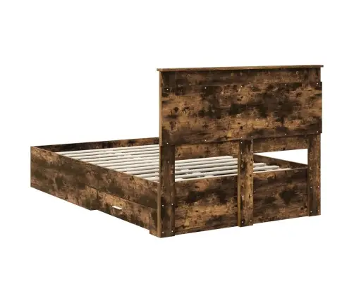 Lovos Rėmas Su Stalčių Su Galvūgalio Apdirbta Mediena