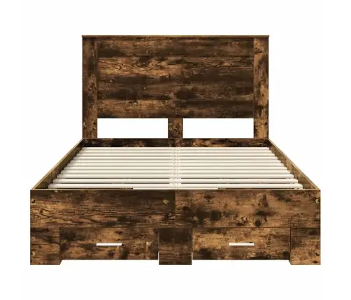 Lovos Rėmas Su Stalčių Su Galvūgalio Apdirbta Mediena