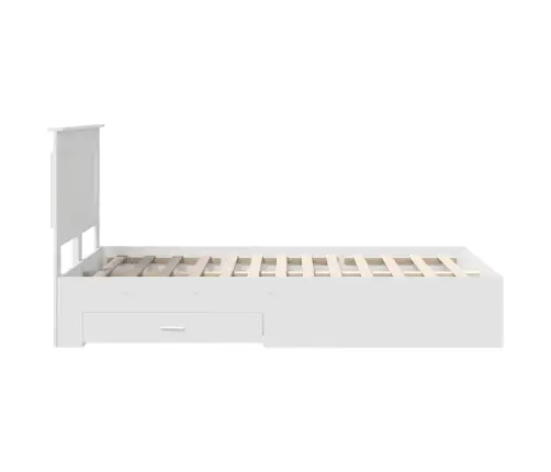 Gultas Rāmis Ar Atvilktni Ar Galvas Klāju Inženierijas Koks Vidaxl