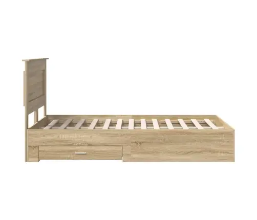 Lovos Rėmas Su Stalčių Su Galvūgalio Apdirbta Mediena