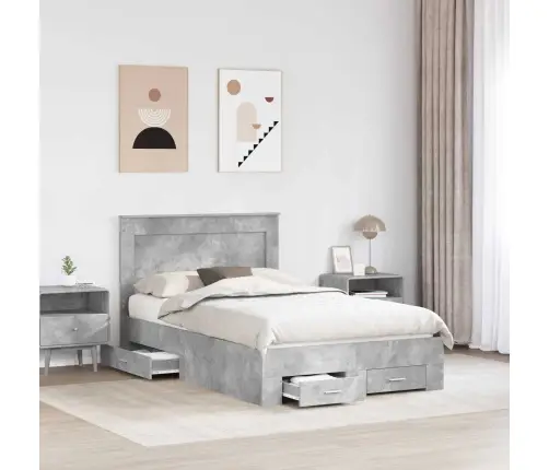 Gultas Rāmis Ar Atvilktni Ar Galvas Klāju Inženierijas Koks Vidaxl