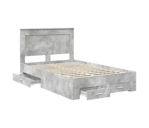 Gultas Rāmis Ar Atvilktni Ar Galvas Klāju Inženierijas Koks Vidaxl