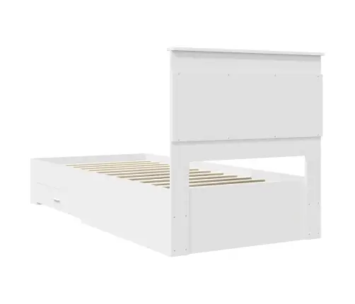 Gultas Rāmis Ar Atvilktni Ar Galvas Klāju Inženierijas Koks Vidaxl