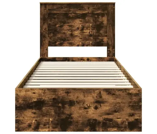 Lovos Rėmas Su Stalčių Rūkyto Ąžuolo Ir Sidabro 75 X 190 Cm