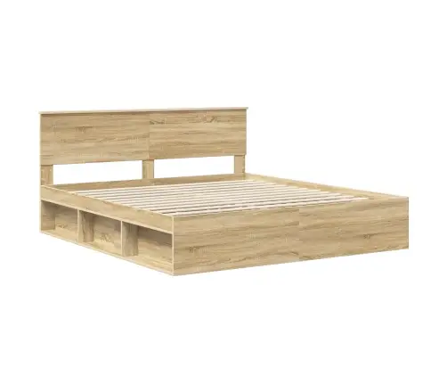 Lovos Rėmas Sonoma 180 X 200 Cm Kietos Pušies Mediena