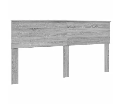 Gultas Rāmis Pelēks Sonoma 180 X 200 Cm Ciets Priedes Koks Vidaxl