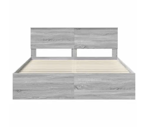 Voodi Raam Peaga Hall Sonoma 160 X 200 Cm Tahke Mänd