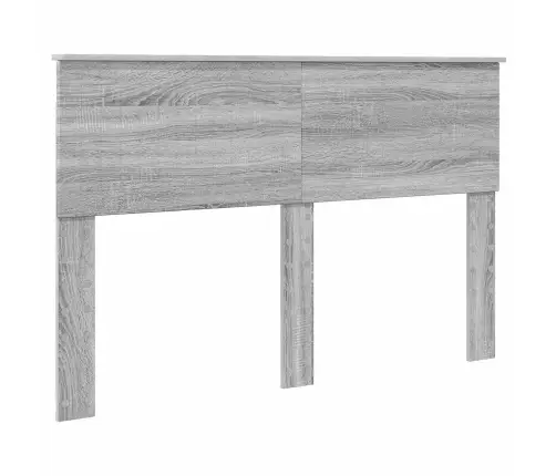 Gultas Rāmis Pelēks Sonoma 140 X 200 Cm Ciets Priedes Koks Vidaxl