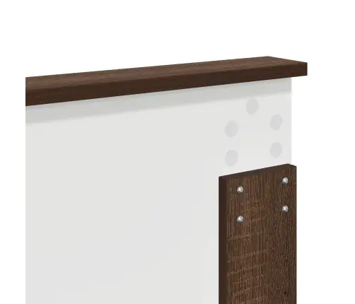 Lovos Rėmas Rudas Ąžuolas 140 X 200 Cm Kietos Pušies Mediena