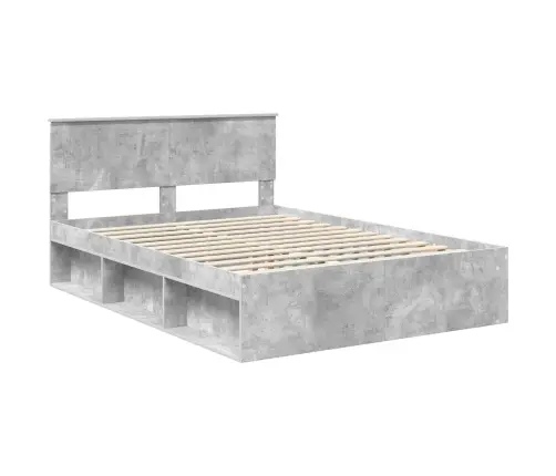 Lovos Rėmas Betoninė 140 X 190 Cm Kietos Pušies Mediena