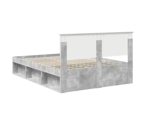 Lovos Rėmas Betoninė 140 X 190 Cm Kietos Pušies Mediena