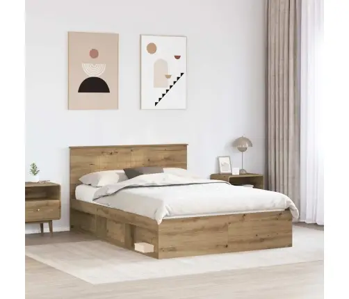 Lovos Rėmas Meistrų Ąžuolas 140 X 190 Cm Kietos Pušies Mediena