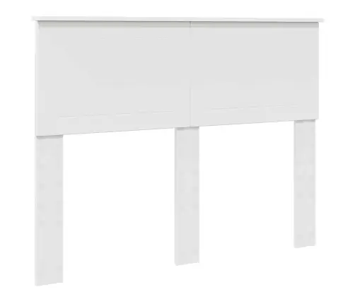 Gultas Rāmis Balts 135 X 190 Cm Ciets Priedes Koks Vidaxl