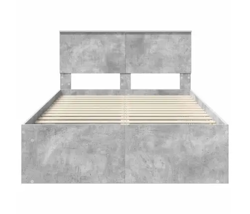 Lovos Rėmas Betoninė 120 X 200 Cm Kietos Pušies Mediena