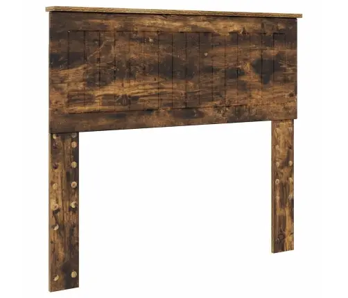 Gultas Rāmis Dūmaka Ozols 100 X 200 Cm Ciets Priedes Koks Vidaxl