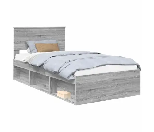 Voodi Raam Peaga Hall Sonoma 100 X 200 Cm Tahke Mänd