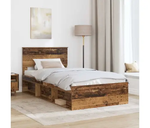 Lovos Rėmas Senas Medis 100 X 200 Cm Kietos Pušies Mediena