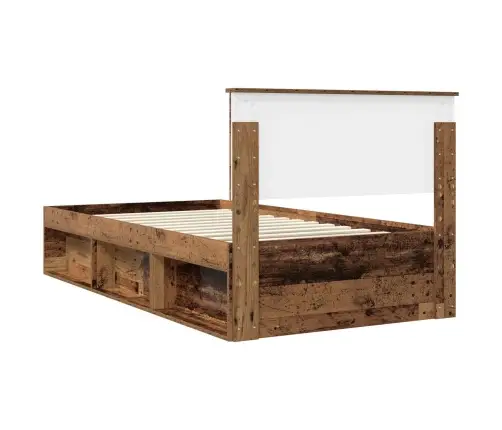 Lovos Rėmas Senas Medis 100 X 200 Cm Kietos Pušies Mediena