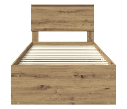 Voodi Raam Peaga Artisani Tamme 90 X 200 Cm Tahke Mänd