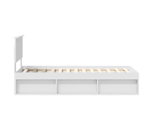 Lovos Rėmas Balta 75 X 190 Cm Kietos Pušies Mediena